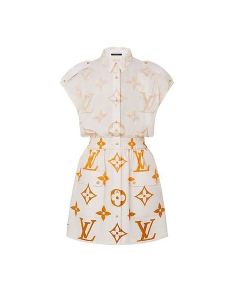 louis vuitton silk dress|louis vuitton monogram dress.